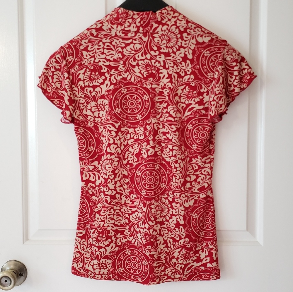 3/$20 Red blouse - Picture 2 of 8